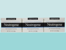 NEUTROGENA THE TRANSPARENT FACIAL BAR 3.5 OZ NWB LOT OF 3