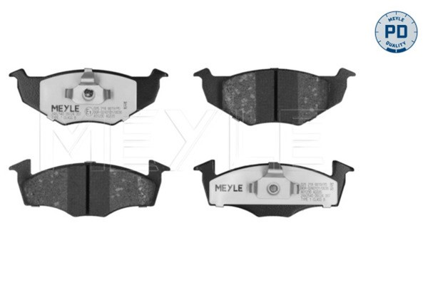 Meyle Bremsbelagsatz, Scheibenbremse MEYLE-PD: Advanced Perform 025 218 6619/PD-image