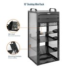 Tecmojo 12U Network Rack, 10 inch Mini Server Rack with 12U/10in/Black — photo 5