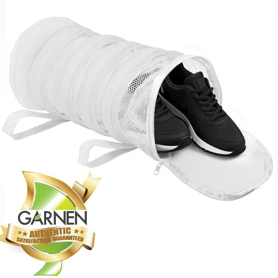 Bolsa de Lavado de Zapatos Garnen, Malla Zapatilla Bolsa de Lavandería para Lavadora Zapatos Calcetín