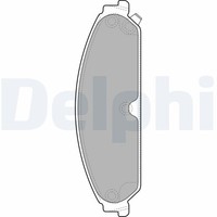 LP2033 Delphi Bremsbelagsatz, Scheibenbremse FüR Chrysler,Chrysler (Bbdc),Lancia