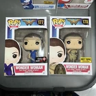 Funko Pop: DC Universe Wonder Woman #177 GameStop & #178 Hot Topic w Protectors