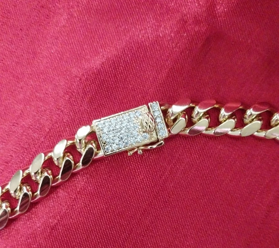 Colgante Moneda Oro PL 14k Centenario Mexicano 50 Pesos Circonita cúbica con Movimiento Cadena 22" Foto 4 de 4