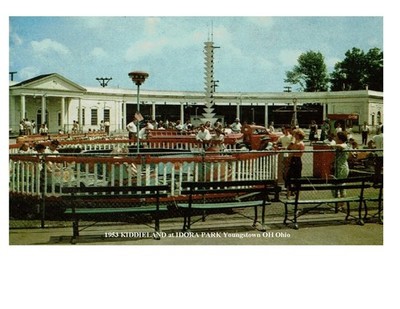 1953 KIDDIELAND at IDORA PARK  Youngstown OH Ohio Fridge Magnet