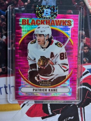 Patrick Kane Chicago Blackhawks OPC O-Pee-Chee 2021-22 Retro Pink Pulsar