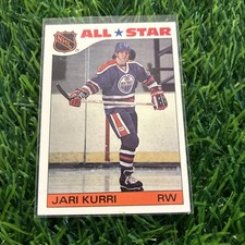 Jari Kurri 1985-86 Topps All-Star #3 Oilers Hall Of Fame Allstar H15