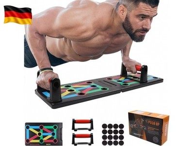 Push-Up Rack Board, 12-in-1 Foldable Multifunctional Home Training Fitness