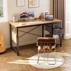 47IN Computer Desk With 2 Drawers Study Office NEW