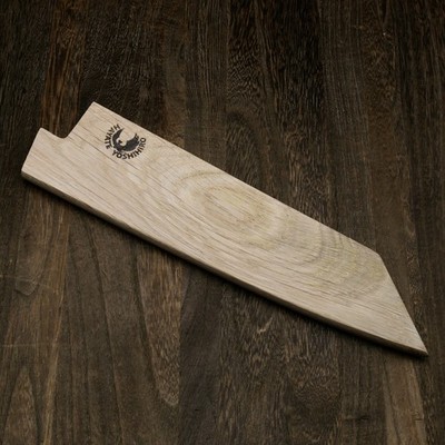 Yoshihiro Magnetic Oak Wood Saya Cover Blade Protector for Kiritsuke Knife
