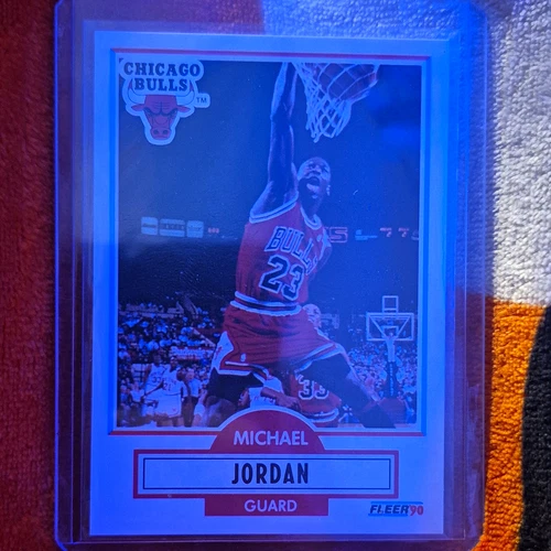 Fleer 1990 Fleer Michael Jordan Chicago Bulls #26 Base Set Basketball Card