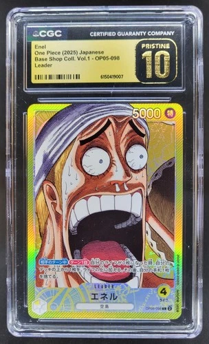 2025 ONE PIECE JP ENEL LEADER OP05-098 CGC 10 PRISTINE U PT
