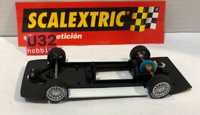 SLOT CAR SCX SCALEXTRIC PRO CHASSIS Audi R8 Mit Aluminiumfelgen Komplett