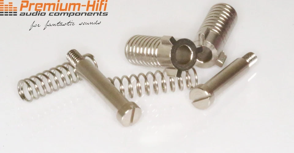 PREMIUM-HIFI Bloqueo Tridente Largo 2 Piezas (21mm) para Studer Revox B77