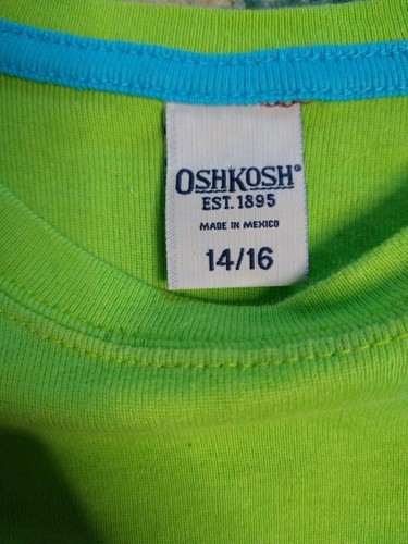 Vtg OshKosh Embroidered Tank Top Baby T Shirt Lot 14/16 Y2k Asthetic 90s Crop - Picture 11 of 13