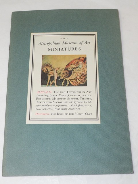 The Metropolitan Museum of Arts MINIATURES Album "G" book ...