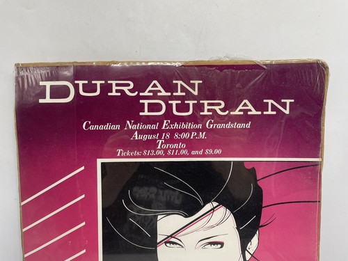 Duran Duran 1983 Canadian National Grandstand Toronto Concert Poster (13x20) - Picture 9 of 20