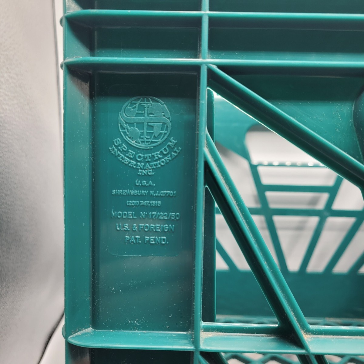 Record Vinyl Album Plastic Crate Slot Spectrum Milk Box Holder