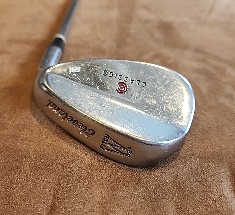 Club De Golf Wedge Cleveland Classics 52°, Tige Acier, Droitier, Homme, Longueur 35.5 Pouces