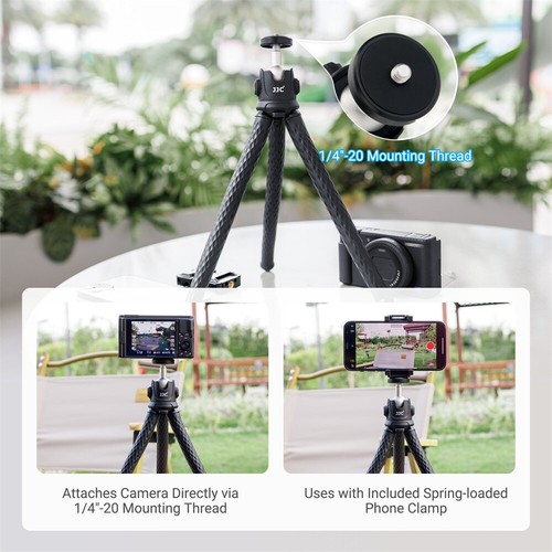 JJC ABS Silicone Flexible Mini Tripod Stand Holder Stabilizer For DJI Osmo 360 - Picture 2 of 12
