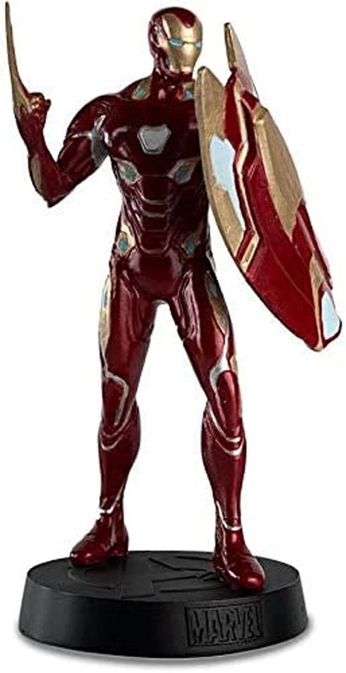FIGURA DE IRON MAN LOS VENGADORES MARVEL PINTADA A MANO NUEVA COMICS 13cm APROX. - Immagine 2 di 4