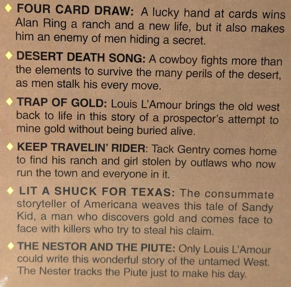 Louis L'amour Audio Book Collection of Best Sellers Rare Cassettes Dramatized - Image 4 of 4