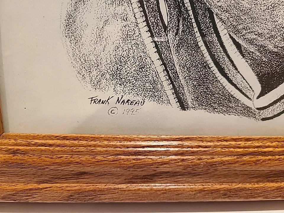 Impresión a lápiz Michael Jordan 1995 de Frank Nareau Foto 3 de 4