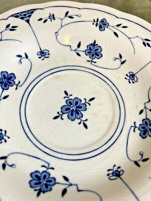 Vintage Nikko Provincial Designs Saucer Blue Floral 6