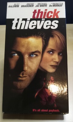 Thick as Thieves Alec Baldwin Rebecca de Mornay VHS 2000