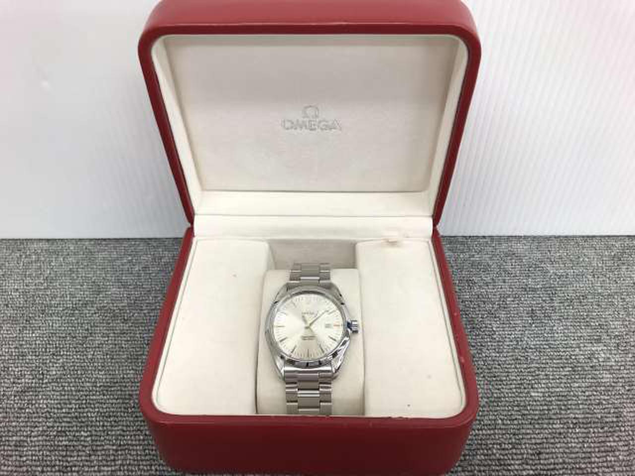 OMEGA Aqua Terra Quartz Silver Men's 