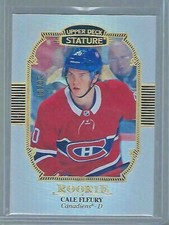 2019-20 Upper Deck Stature ROOKIE Portrait Variation #181 Cale Fleury 58/85 Habs