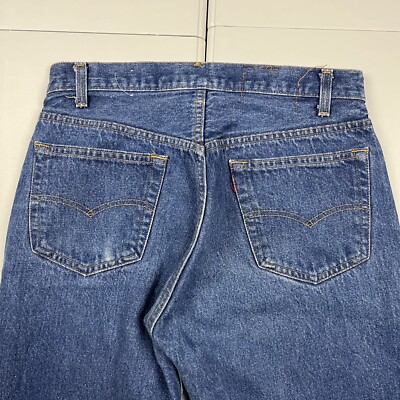 Vintage 80s Levi's 501 Made In USA Denim Jeans Dark Wash Vintage 80s Levi's 501 Made In USA Denim Jeans Dark Wash