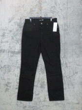 Riders by Lee Indigo Womens Plus Size 16 Camden Relaxed Fit 5 Pocket Jean Black