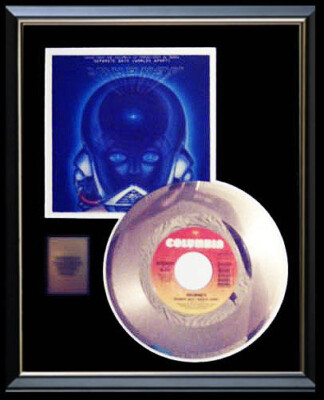 JOURNEY SEPARATE WAYS 45 RPM GOLD METALIZED RECORD W/ SLEEVE RARE NON ...