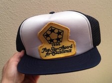 UNUSED Vintage 1995 CHRYSLER Plymouth DODGE 5 Star Award TRUCKER Snapback Hat