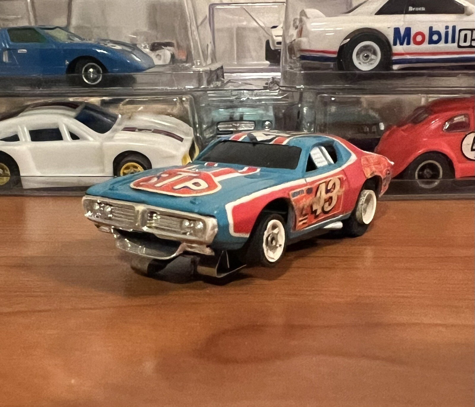 Rare AFX Aurora HO Petty Dodge Charger Stock Car 43 GPlus TV Guide