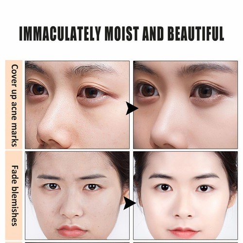 Air Cushion Mushroom Head CC Cream Concealer Moisturizing Makeup BB Foundation - Picture 9 of 13