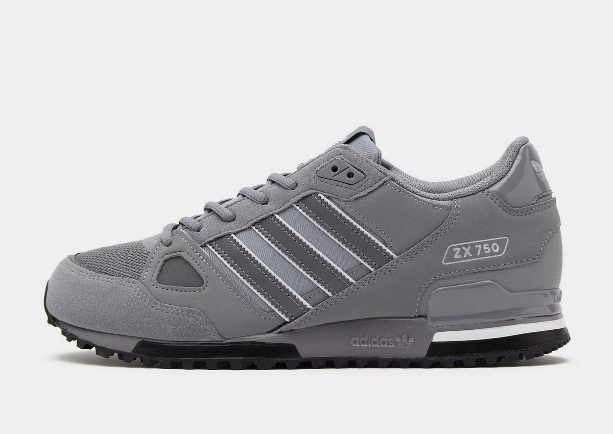 hovedvej Handel udvande adidas Originals Mens ZX 750 Trainers in Grey | eBay