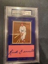 Rick Ferrell 3/15 2013 Historic Autographs Originals 1933