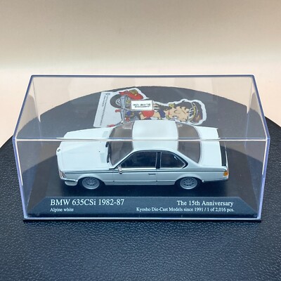 MINICHAMPS 1/43 BMW 635 CSI 1982-87 white exclusive for Kyosho