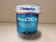 Interlux Micron CSC HS Antifouling Paint Black YBC583 1 Gallon Slight Rust