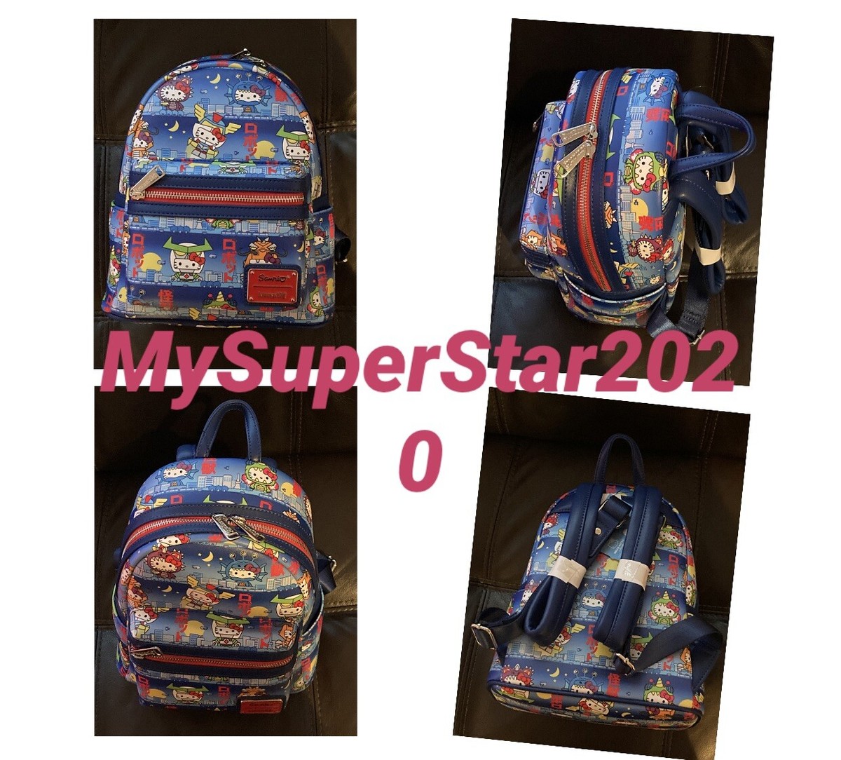 Loungefly Hello Kitty Kaiju SDCC 2020 MIni Backpack Limited  display picture 3