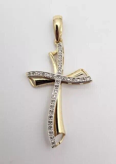 Round Cut Simulated Diamond 925 Silver Heart Pendant In 14k Two Tone Gold Plated