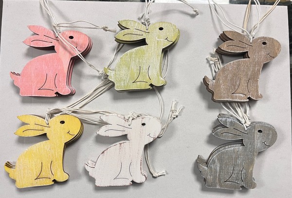 Hase*Holz Streuartikel*Deko*Basteln*Ostern*FrüHling*Osterhase-image