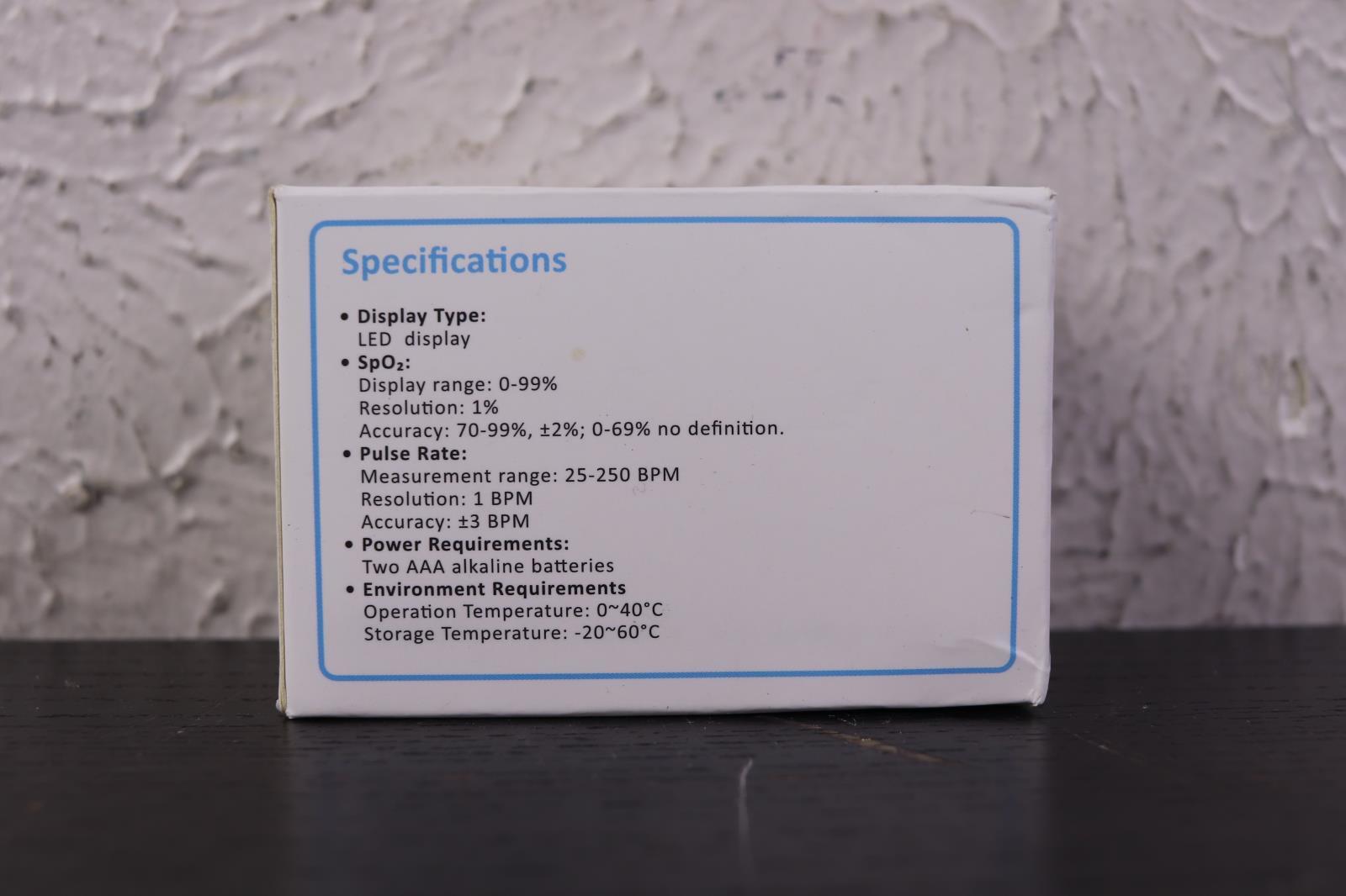 Zacurate 500BL Series Fingertip Pulse Oximeter Blood Oxygen Monitor SpO2 Meter