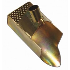 PALA PALETTA FORATA TONDA PER PULIZIA TOMBINI GRIGLIE CANALI CANALINE DI SCOLO