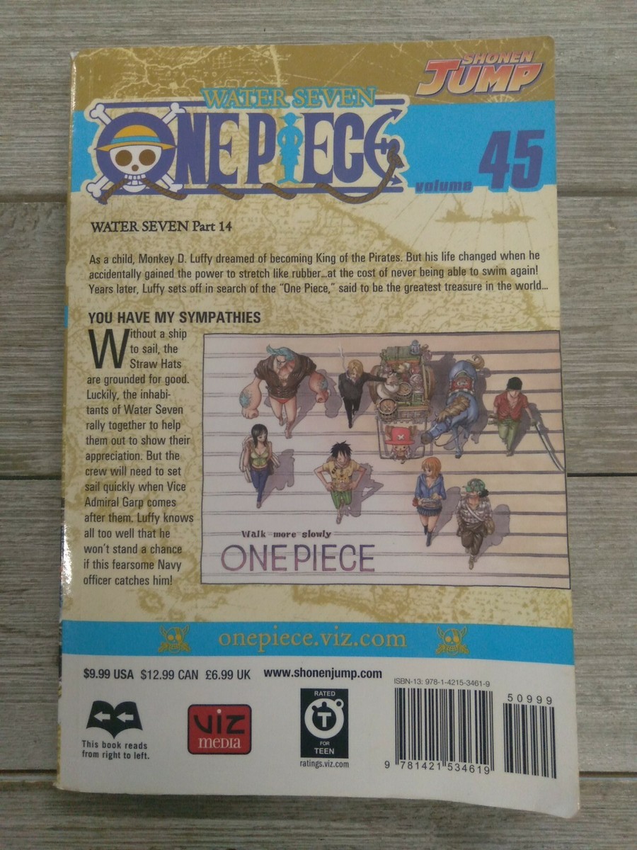 One Piece Vol. 45 Manga Eiichiro Oda Shonen Jump Trade