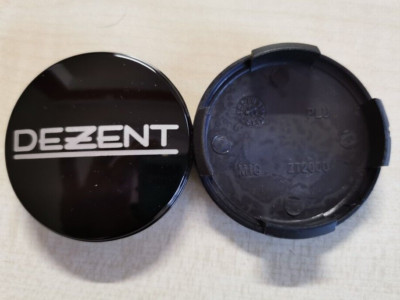 Dezent Felgendeckel, Nabenkappe, Center Cap ca. 60mm schwarz, N07, ZT2000