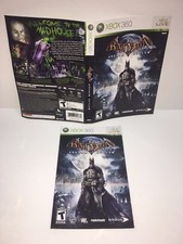 BATMAN- ARKHAM ASYLUM Original Replacement Artwork Manual