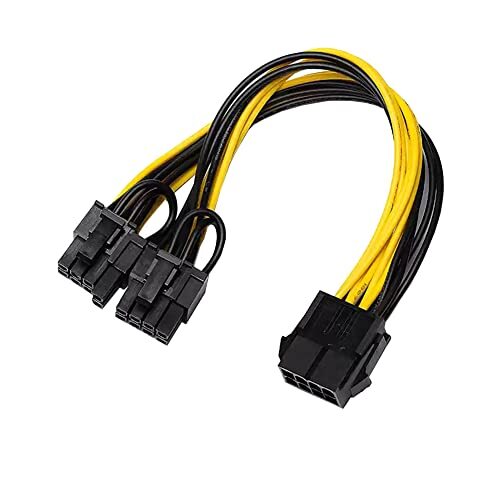 Bolwins Q55S - Cavo di alimentazione PCI-Express da 8 pin a 2 x 8 pin (6 (v2o)