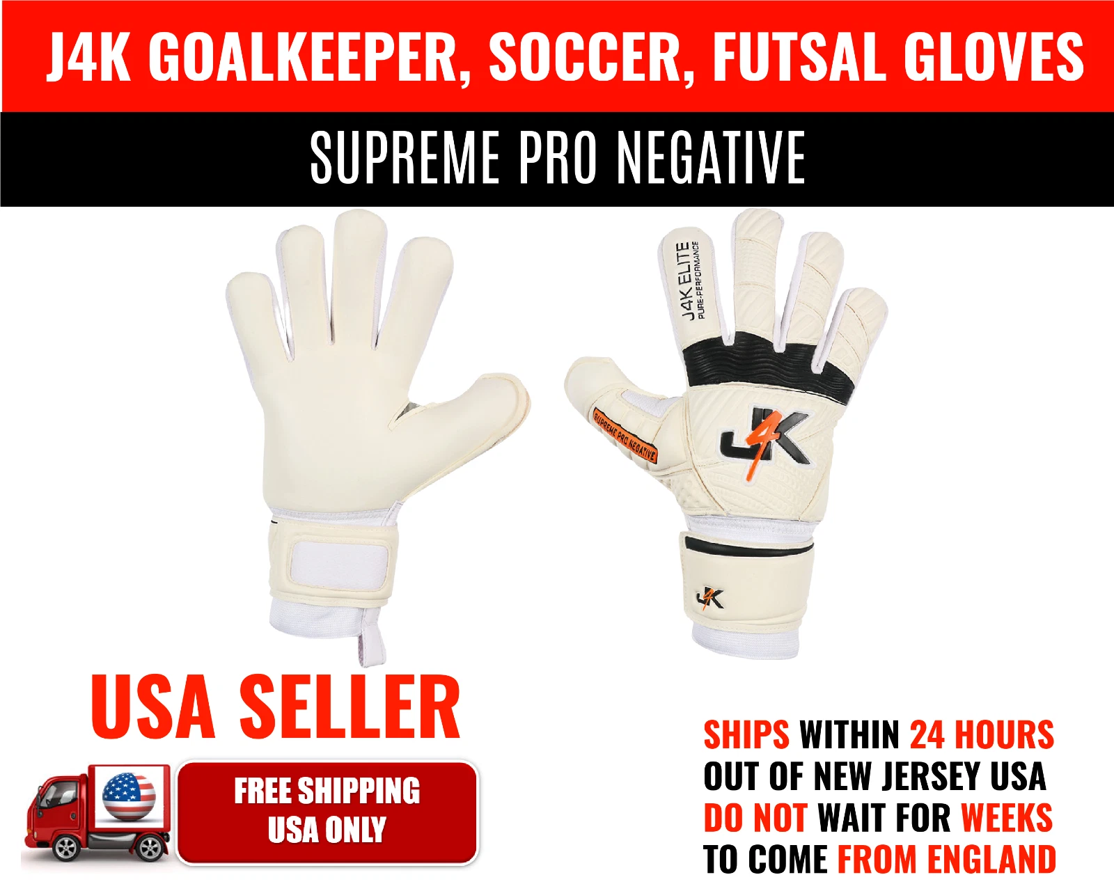 GANTS DE FUTSAL DE FOOTBALL GARDIEN DE BUT GARDIEN DE BUT SUPREME PRO NÉGATIF FINGER SAVER